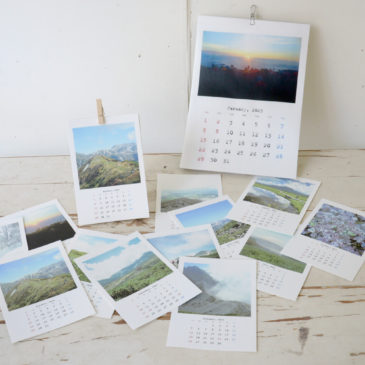 2023山写真卓上カレンダー&壁掛けカレンダー通販開始しました