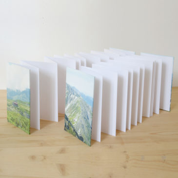 山の御朱印帳、神社サイズを制作しました