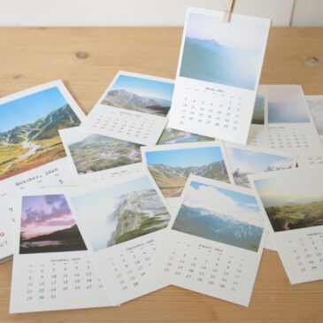 2024山写真卓上カレンダー&壁掛けカレンダー通販開始しました